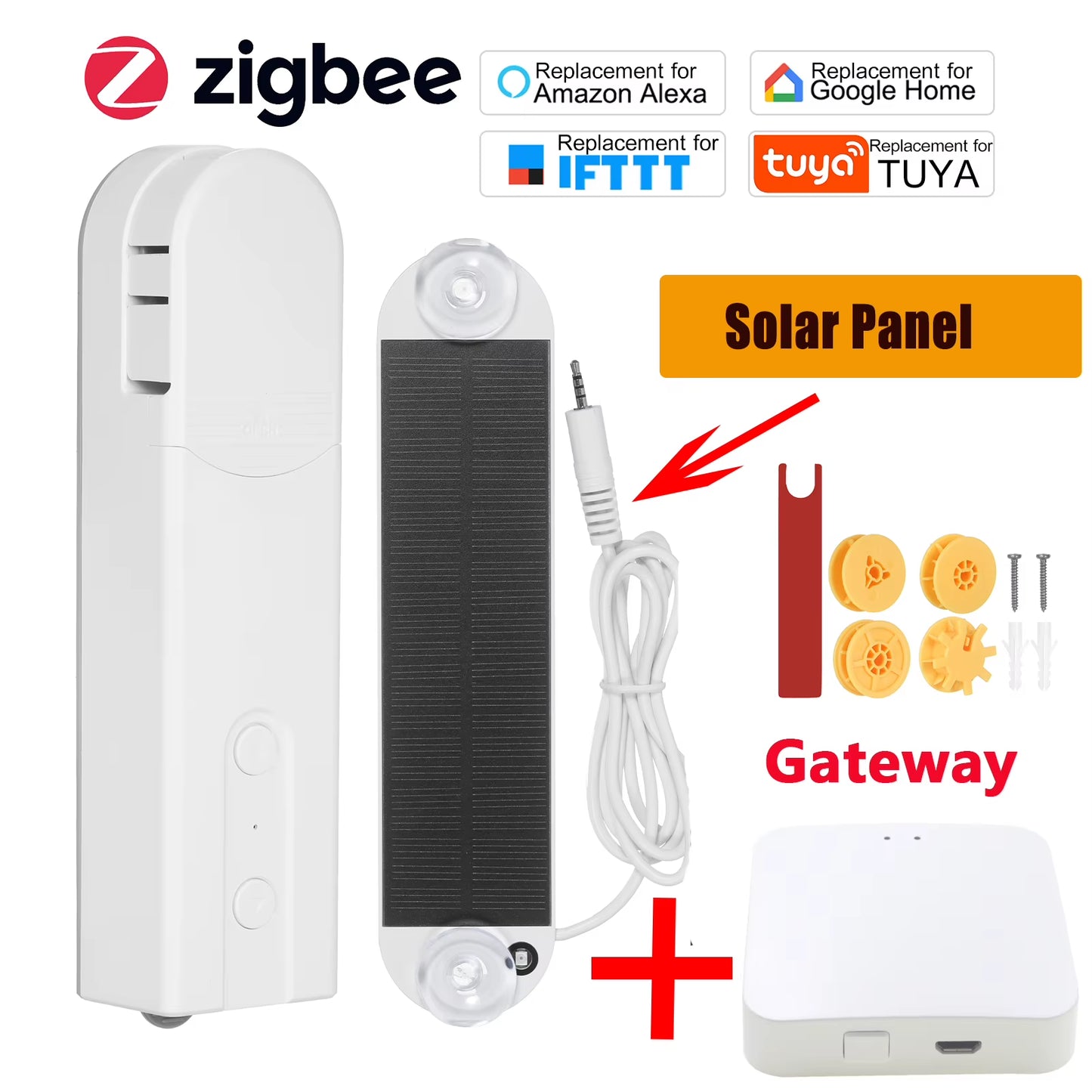 Bt/Wifi/ Zigbee Control Smart Blinds Drive Motor Tuya Motorized Chain Roller Control Shade Shutter Drive Motor Replacement