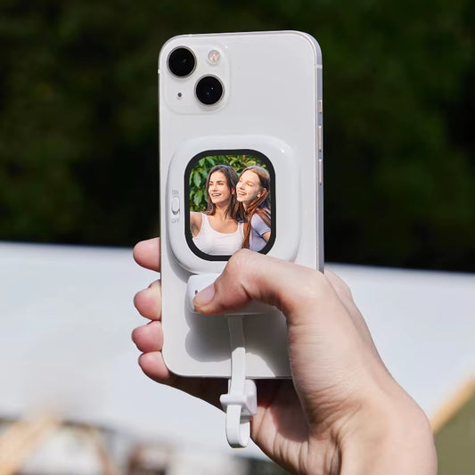 Vlogmate Mini Selfie Monitor AMOLED 700Nits Screen Simple Operation for Iphone 5-12 13 14 15 16 Pro for Vlog Live Stream