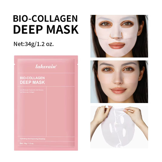 Bio Collagen Real Deep Mask Minimizing Firming Supplement Collagen Deep Hydration Pore Radiance Brighten Skin Skincare
