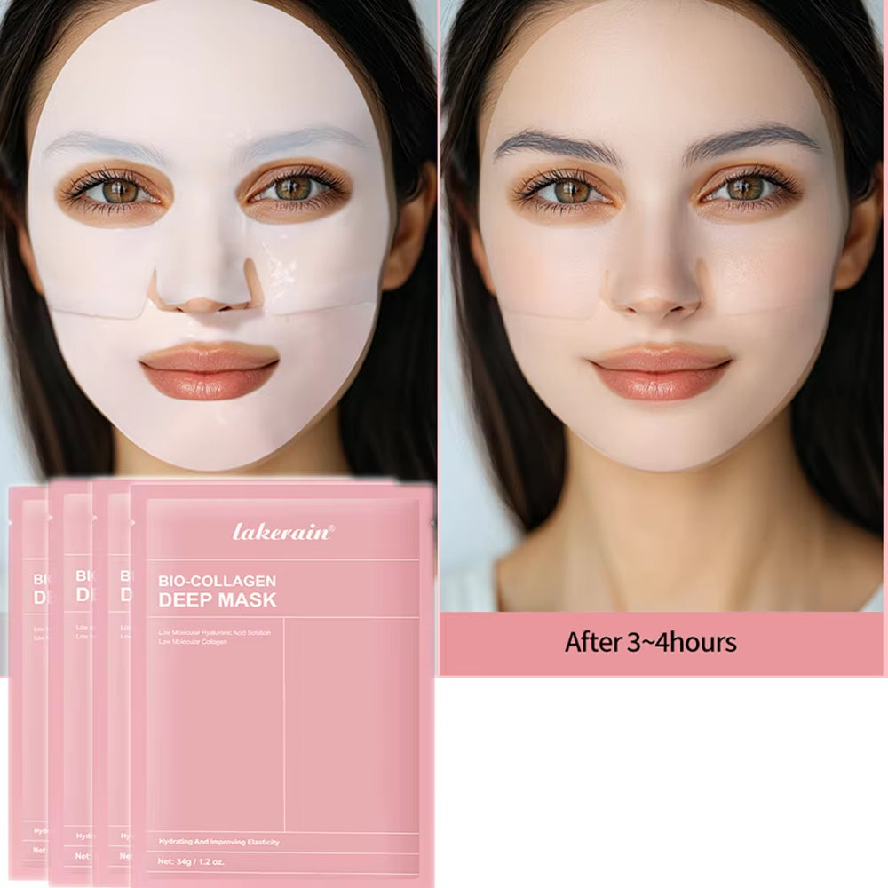 Bio Collagen Real Deep Mask Minimizing Firming Supplement Collagen Deep Hydration Pore Radiance Brighten Skin Skincare